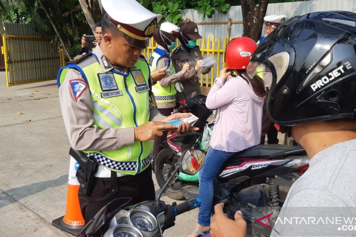 Enam hari polisi tilang 1.426 pengendara