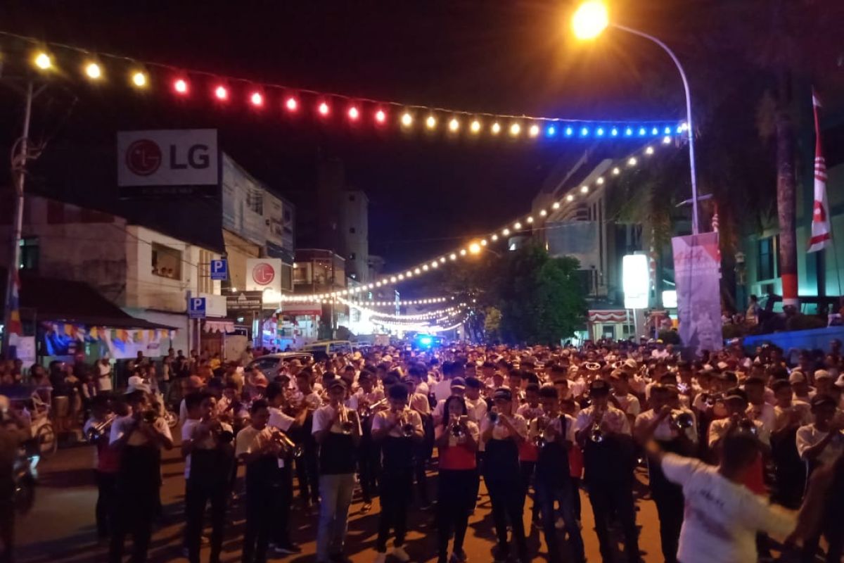 Festival brass hadrad dan totobuang  meriahkan Ambon pono deng musik