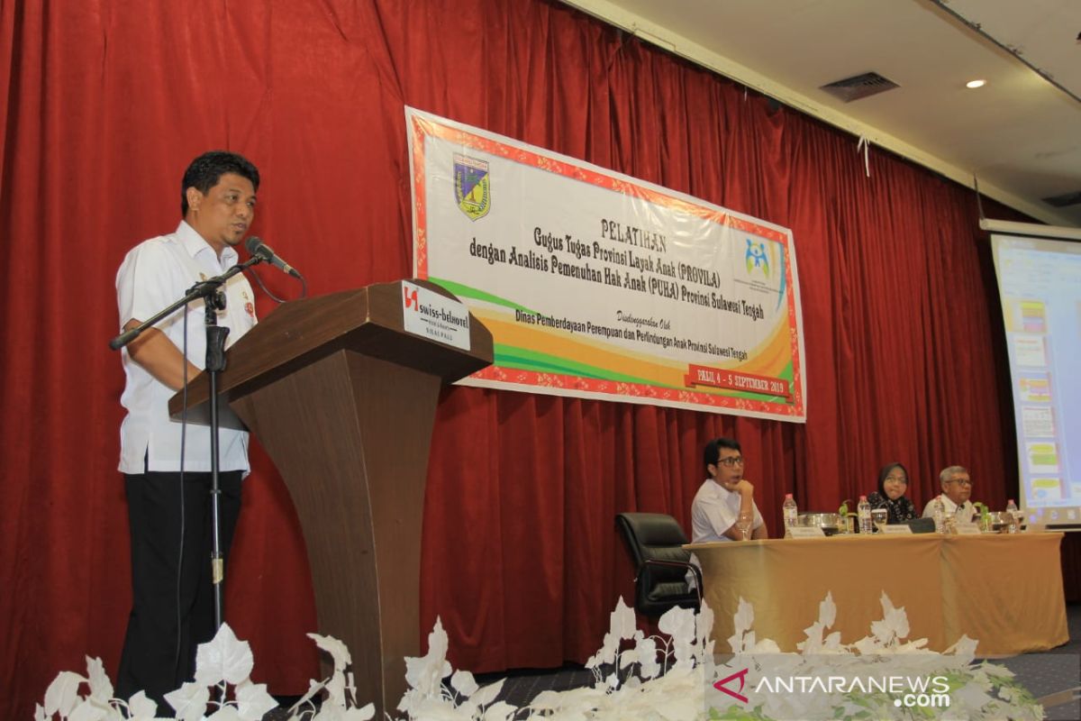 Sulteng maksimalkan peran gugus tugas percepat realisasi provinsi layak anak