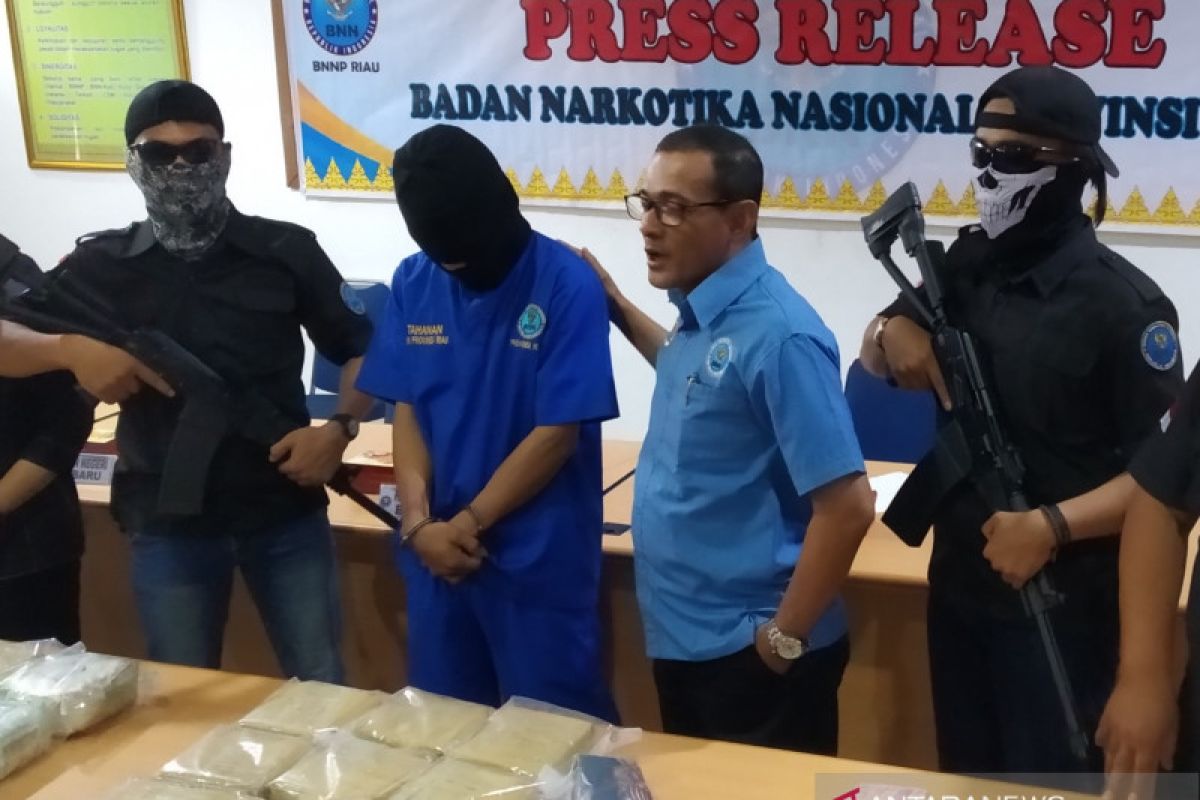 BNN Provinsi Riau sita 30 kilogram sabu asal Malaysia, begini kronologinya