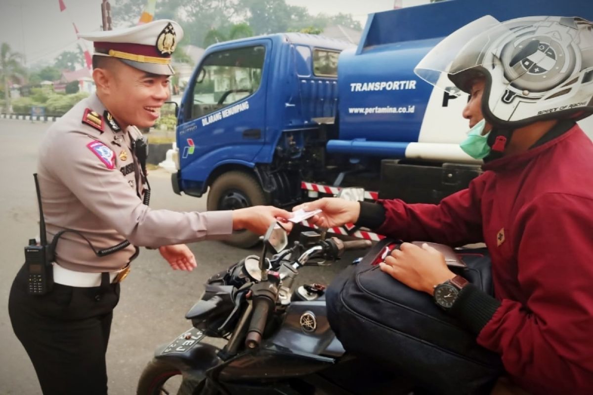 Sudah 257 warga Barito Timur terjaring razia lalu lintas