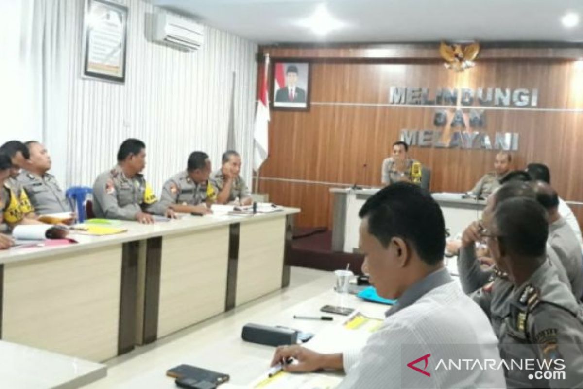 Kapolres Bangka Selatan pimpin Anev bulanan rutin