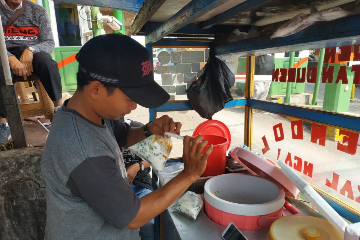 Es dawet ketan durian tersedia sepanjang tahun di Pasar Pramuka