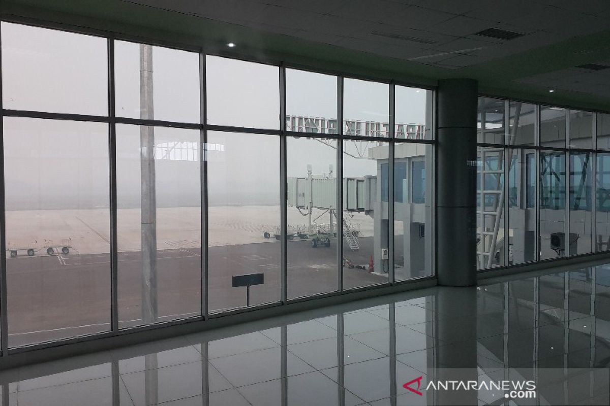 Akibat kabut asap pesawat tak bisa mendarat di Bandara Tjilik Riwut