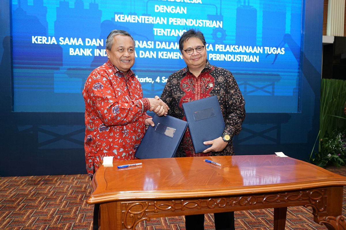 BI, Industry Ministry sign agreement on manufacturing industry