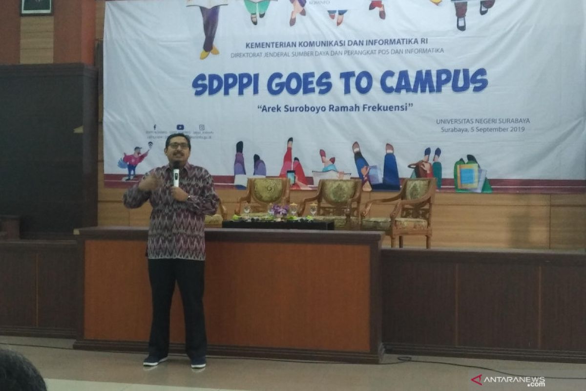 Kementerian Kominfo kenalkan pentingnya frekuensi di kalangan mahasiswa