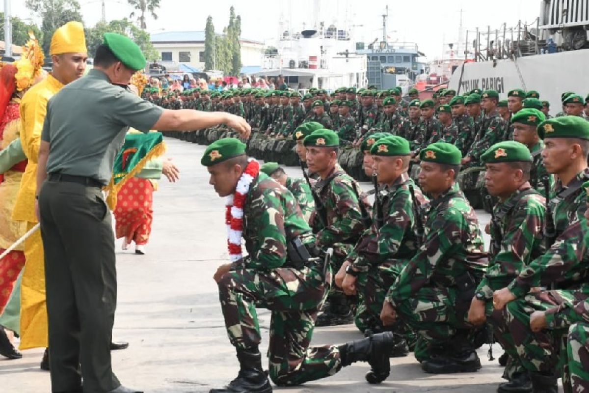 Yonif 126/KC selesaikan bertugas menjaga NKRI