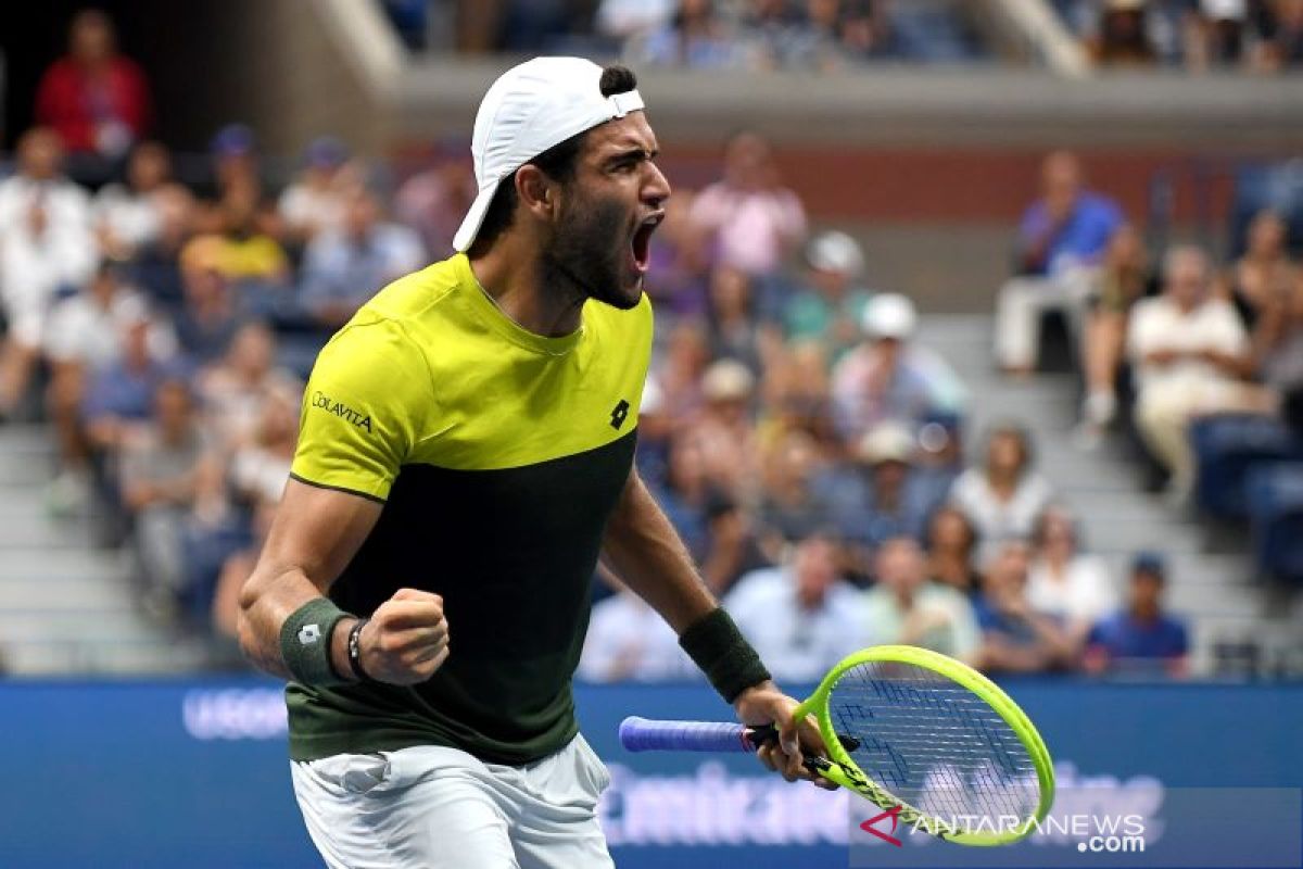 Berrettini taklukkan Monfils untuk capai semifinal US Open