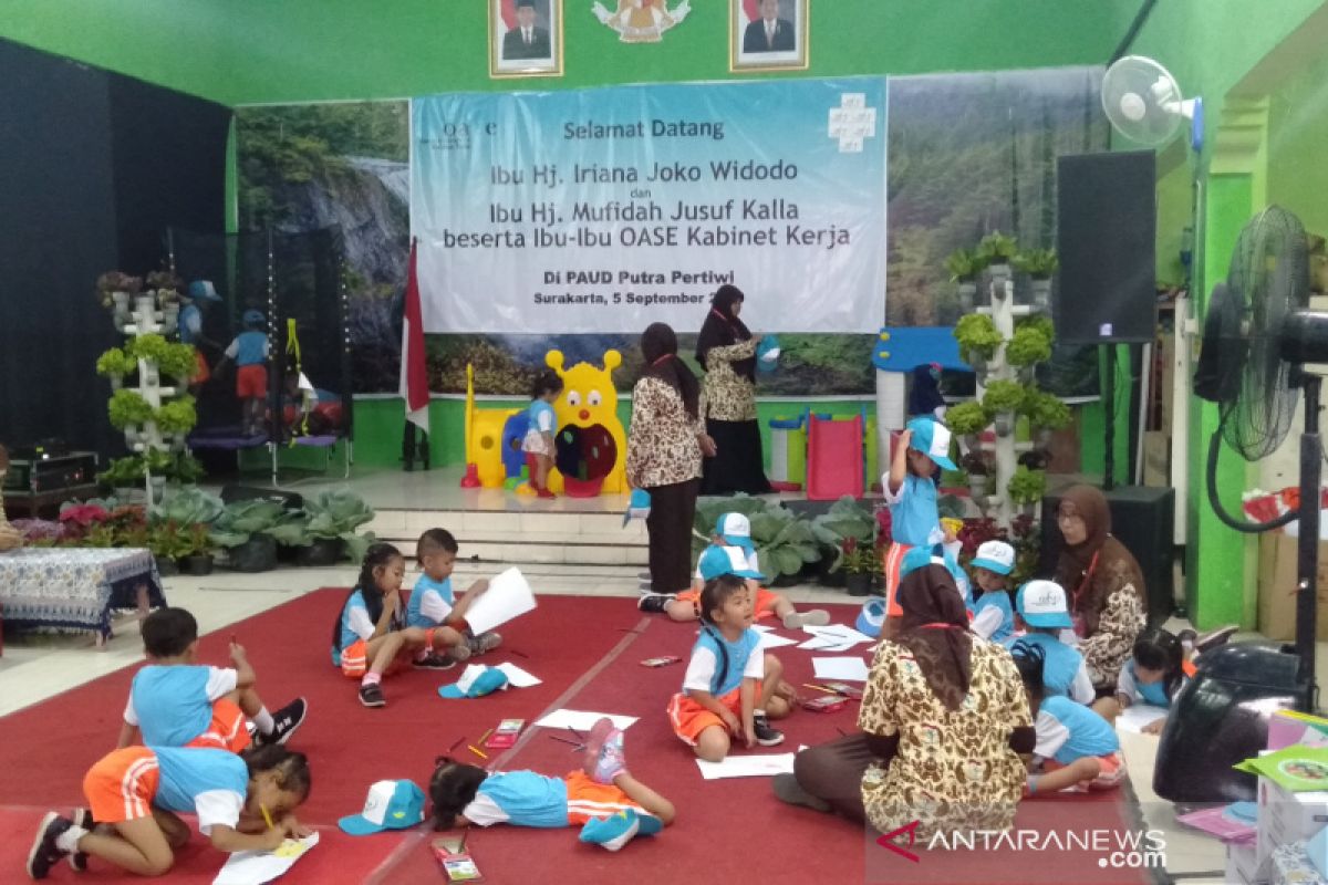 PAUD Putra Pertiwi tak sangka kedatangan Iriana