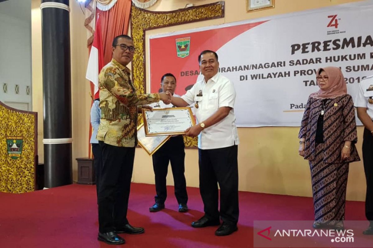 Dua nagari di Solok Selatan sukses raih penghargaan Anubhawa Sasana Desa