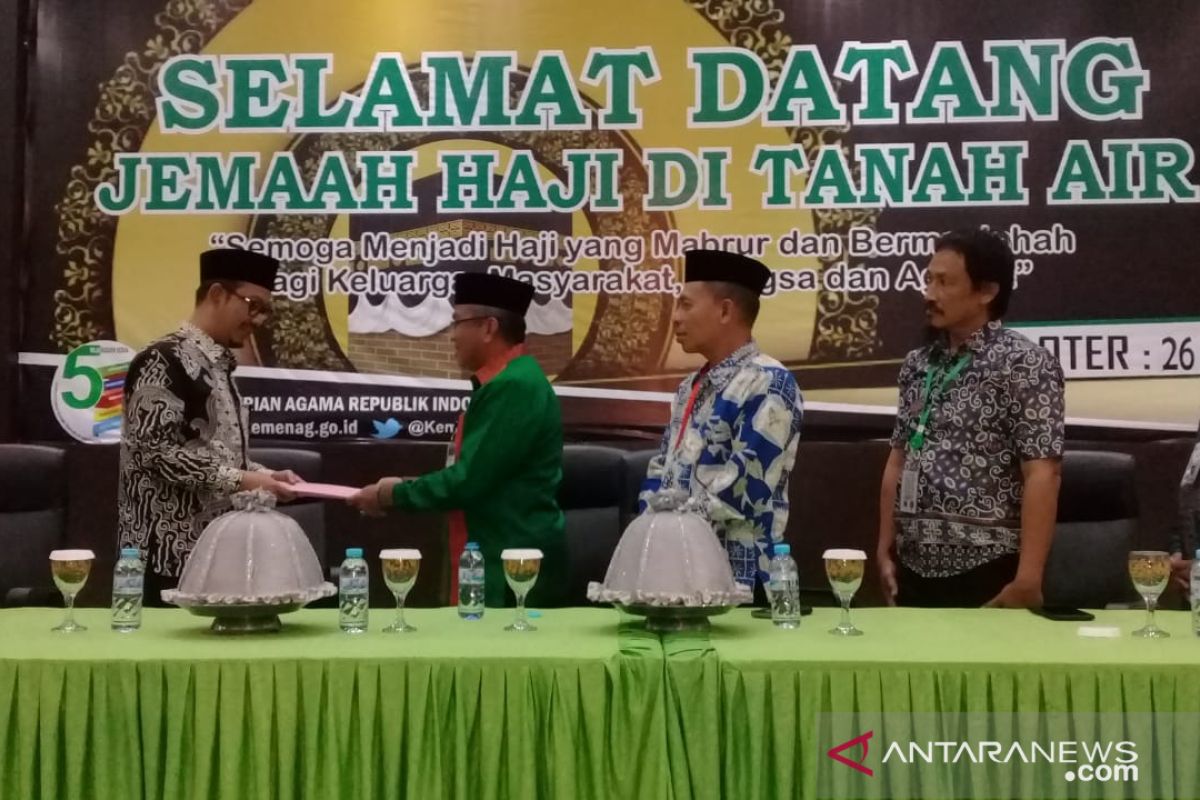 Jamaah haji Kloter 26  tiba di Makassar