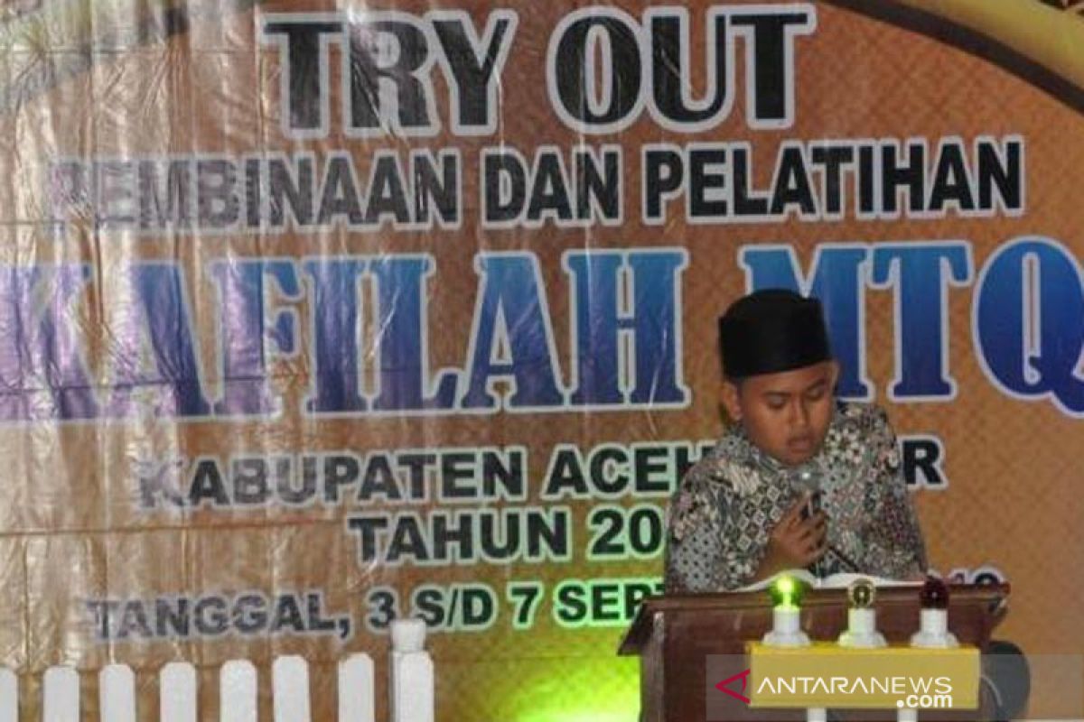 Jelang MTQ Aceh, Pemkab Aceh Timur gelar uji kemampuan kafilah