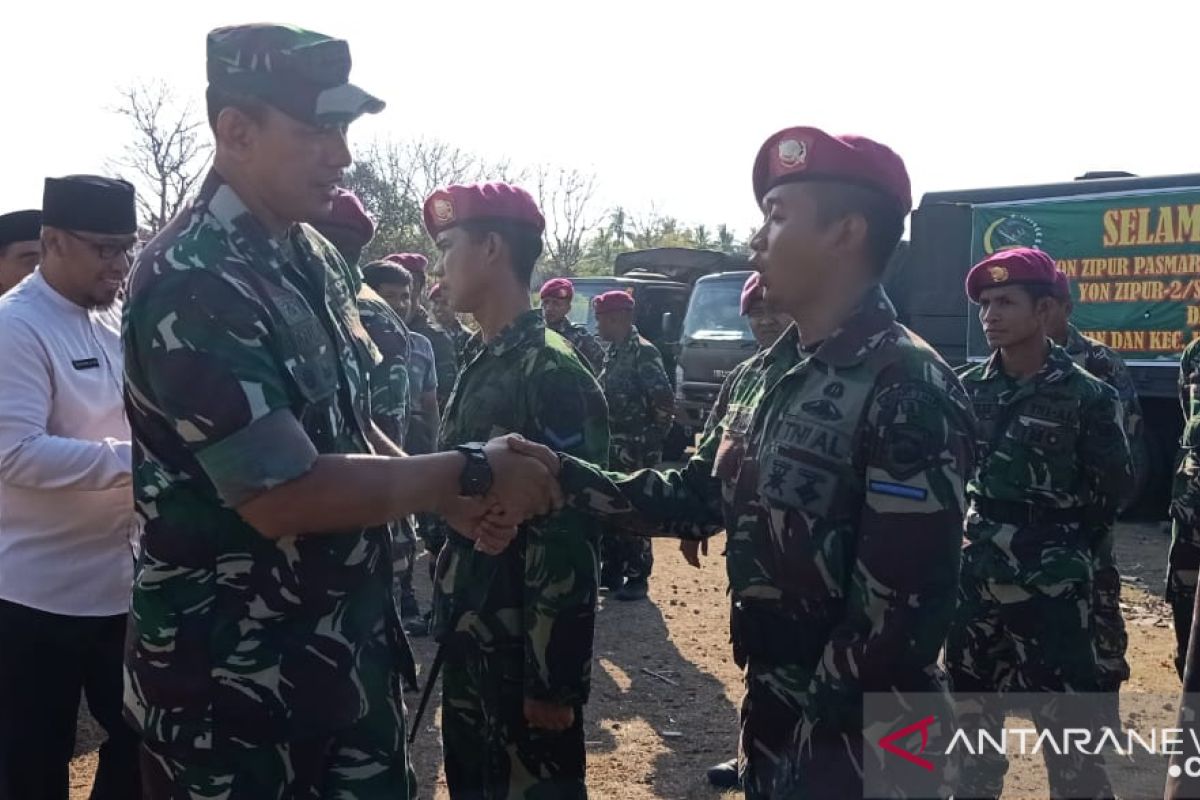 Satgas Rehab-Rekon menambah 400 prajurit di Lombok Utara