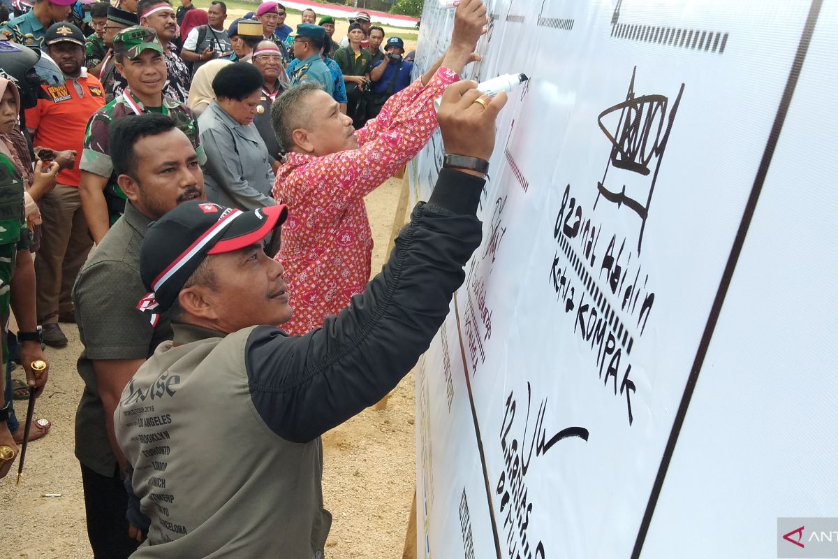 Papua Terkini - Pemerintah dan masyarakat Kota Sorong deklarasi damai bagian NKRI