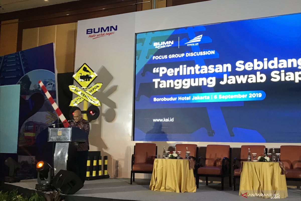 Terdapat 395 kecelakaan di perlintasan sebidang KA sepanjang 2018