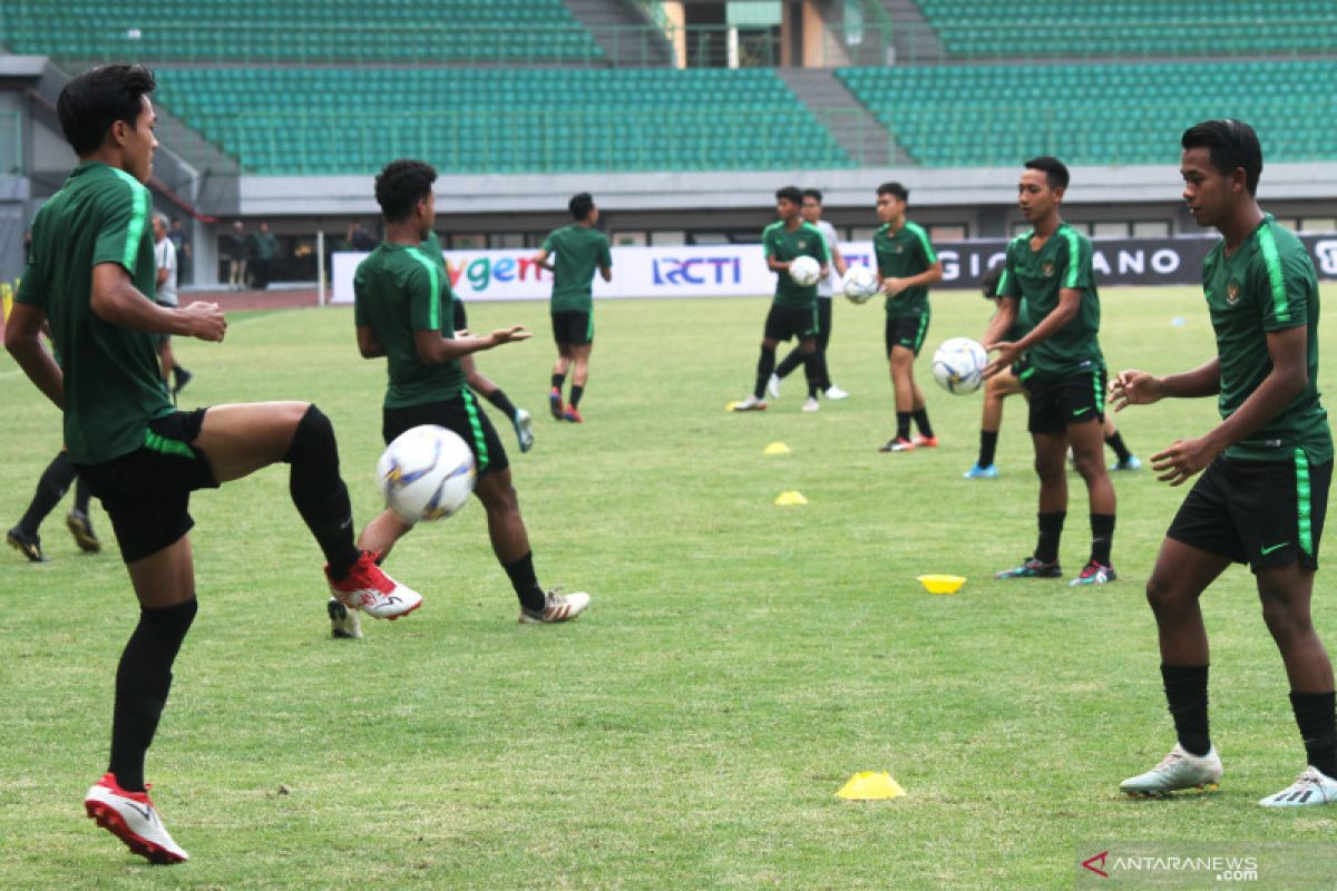 Pelatih : Belum terpikirkan ubah formasi-strategi timnas U-19