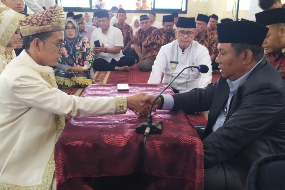Nasrul Abit Sampaikan Pesan Pernikahan Putra Ketua Saka Kwarda 03 Pramuka Sumbar
