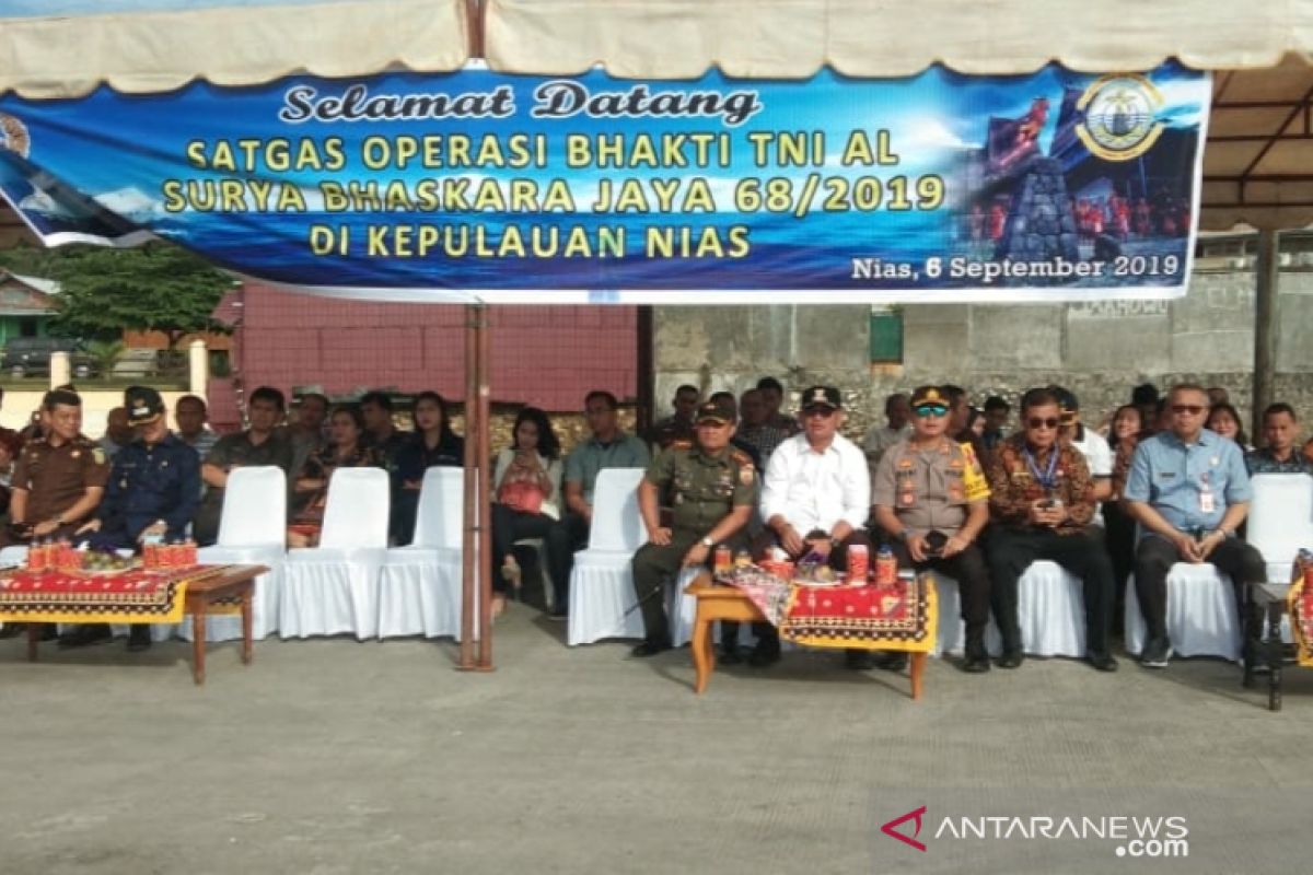 Dukung Sail Nias, Tim Satgas Operasi Bhakti TNI AL tiba di Gunungsitoli