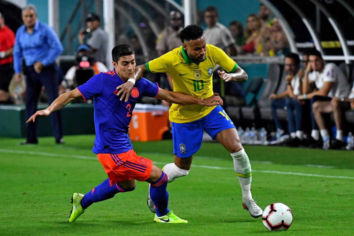 Brazil diimbangi Kolombia 2-2 di laga uji coba