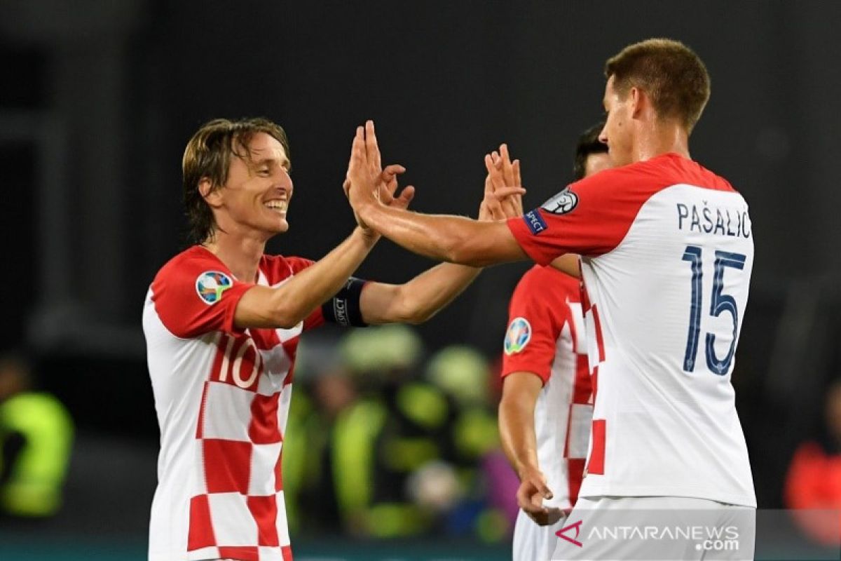 Kroasia dan Wales menang  di Grup E kualifikasi Piala Eropa 2020