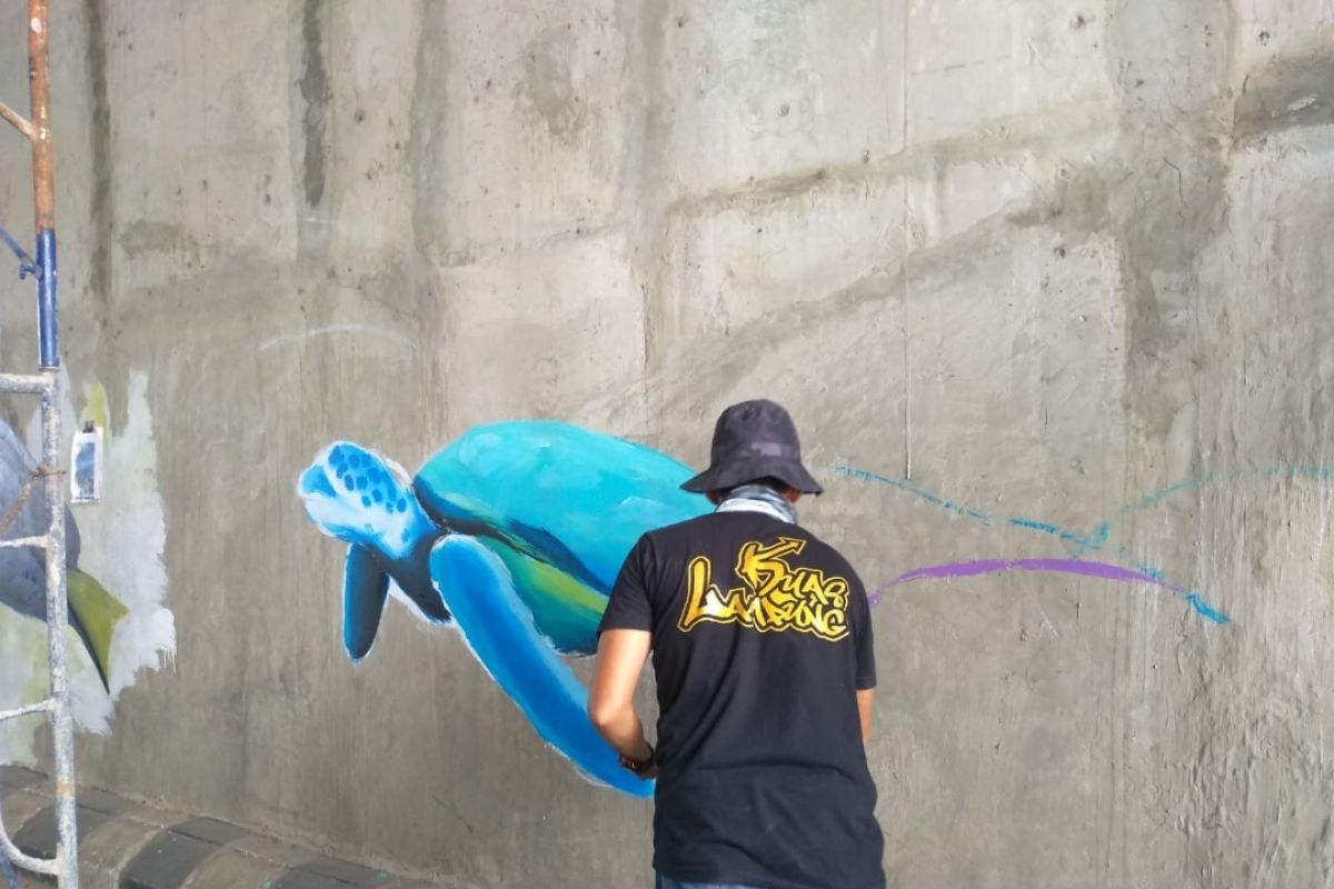 Polisi tangkap satu orang pengeroyok pelukis mural underpass Unila