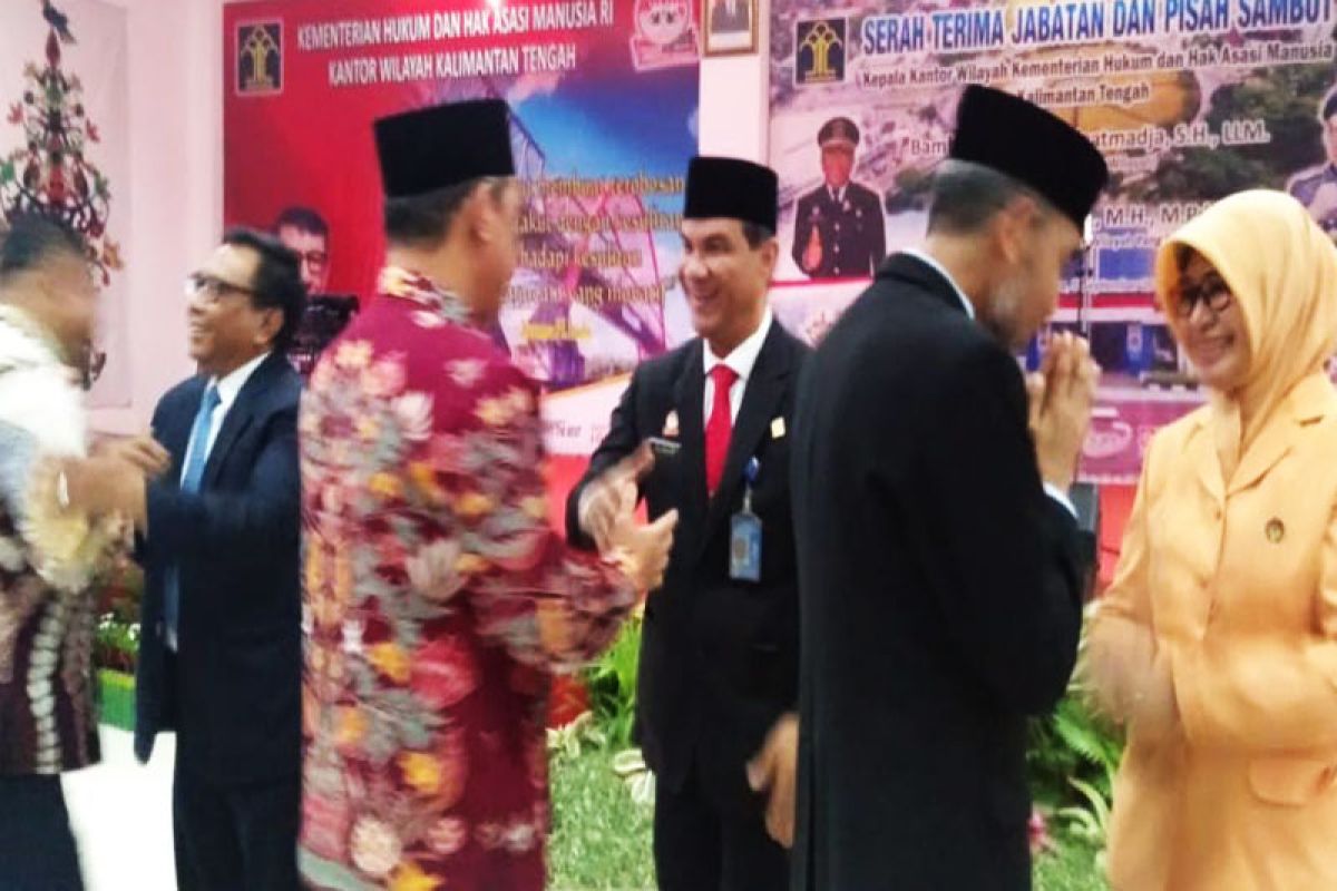Ilham Djaya resmi jabat Kakanwil Kemenkumham Kalteng