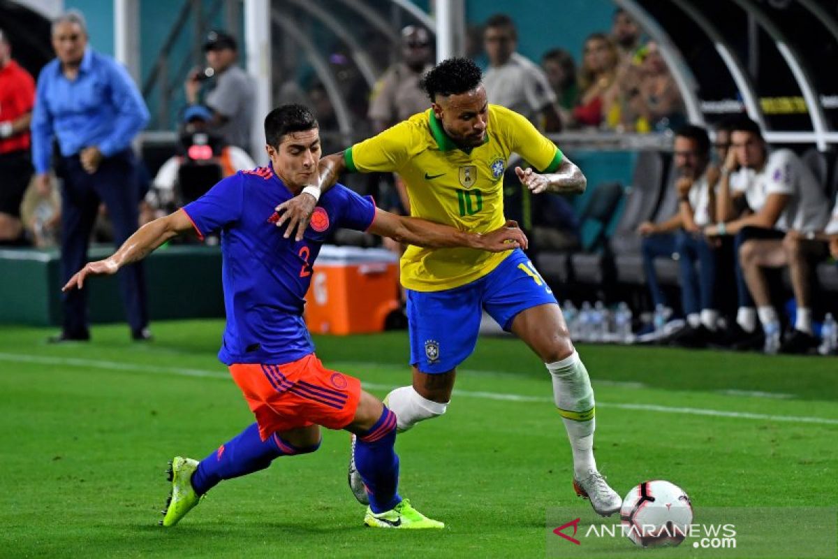 Brazil dan Kolombia bermain imbang 2-2