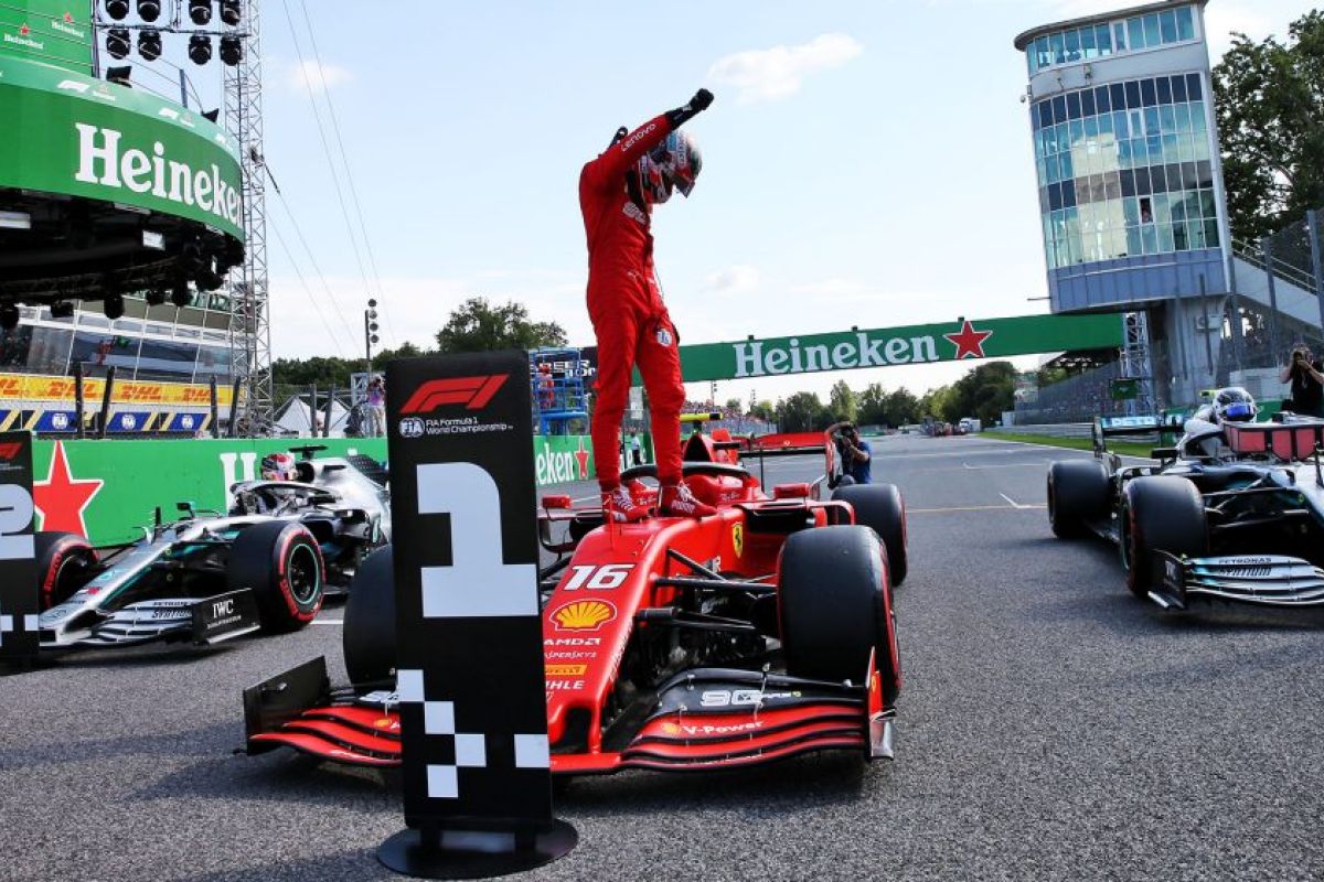 Leclerc amankan pole position untuk  GP Italia