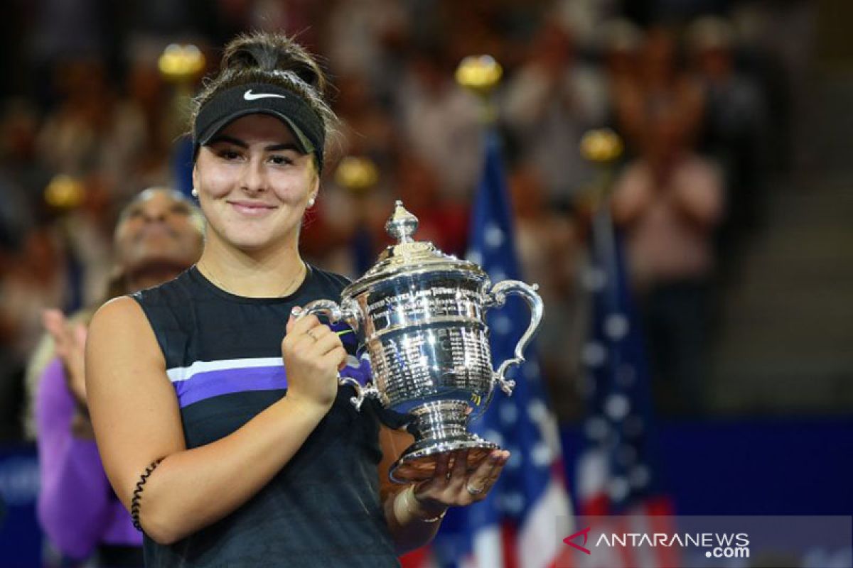 Catatan Andreescu, dari peringkat 208 sampai kampiun US Open