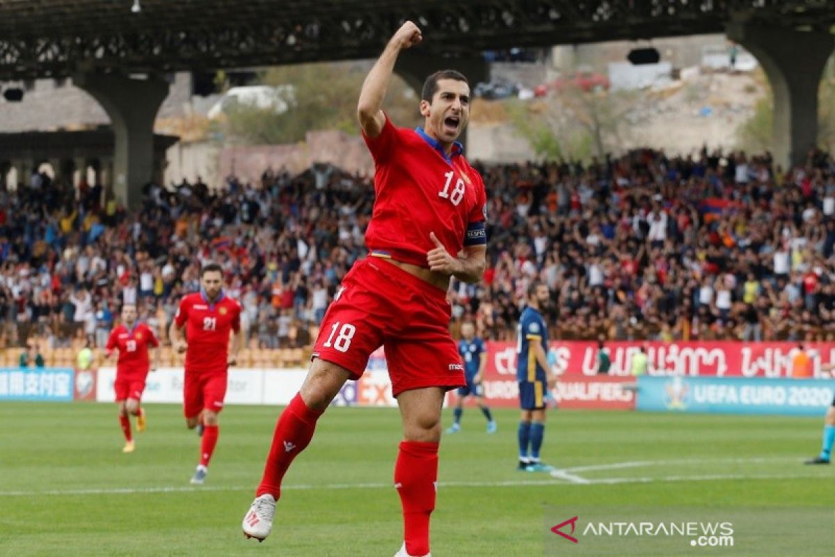 Piala Eropa 2020 - Mkhitaryan sumbang dua gol saat Armenia bekuk Bosnia 4-2