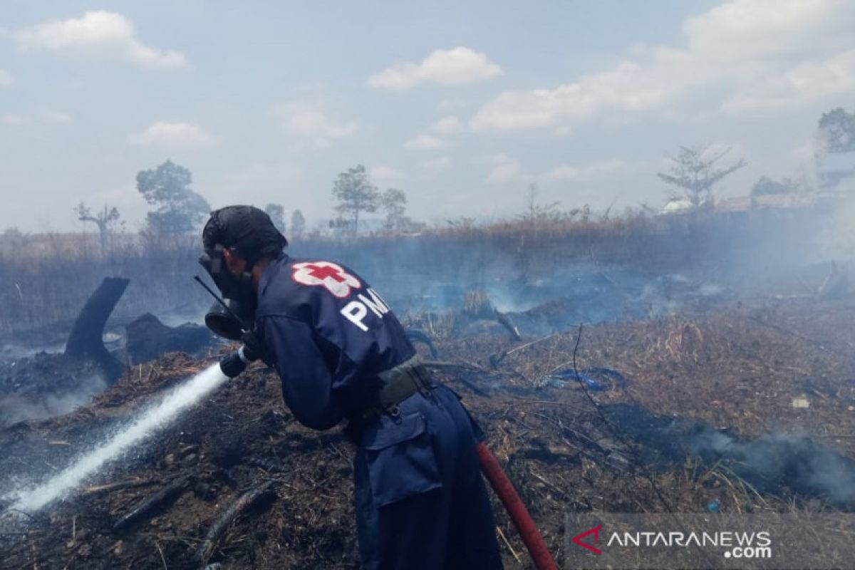 PMI Banjar Kalsel terjunkan relawan padamkan kebakaran hutan di perbatasan