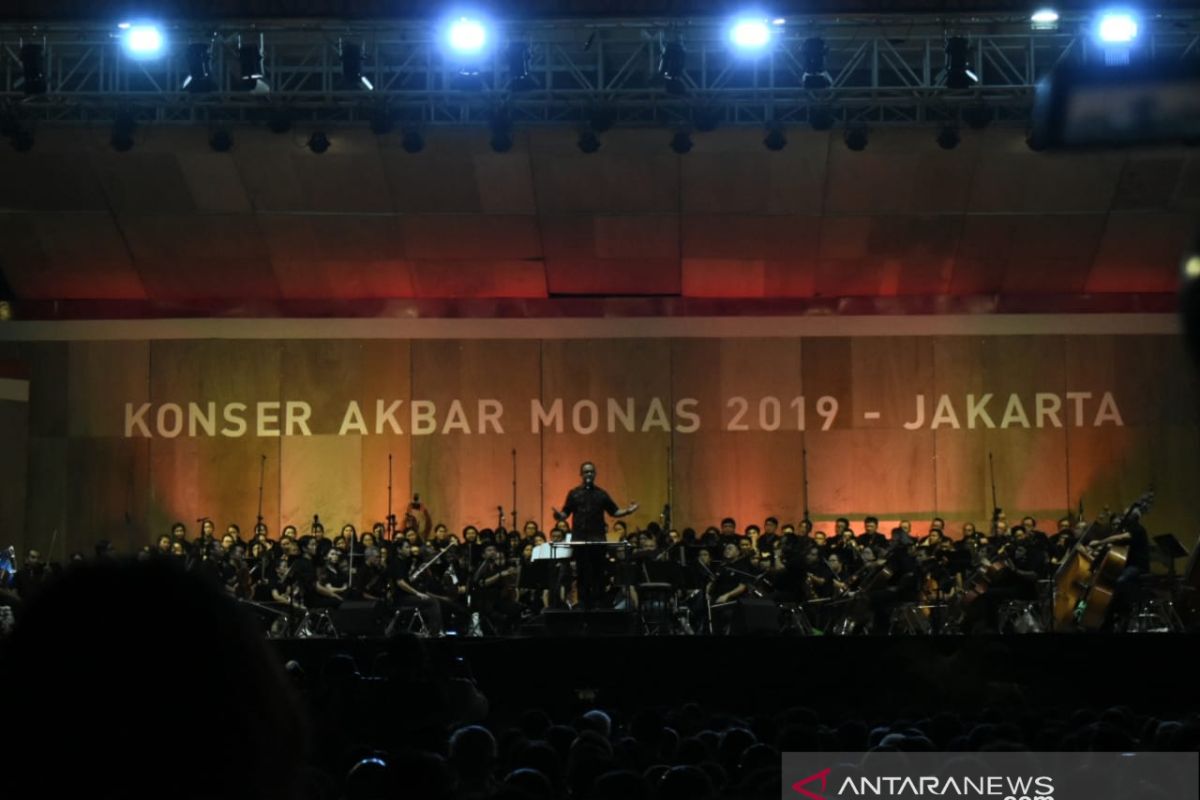 Kemarin, konser musik di Monas hingga sosialisasi perluasan Gage