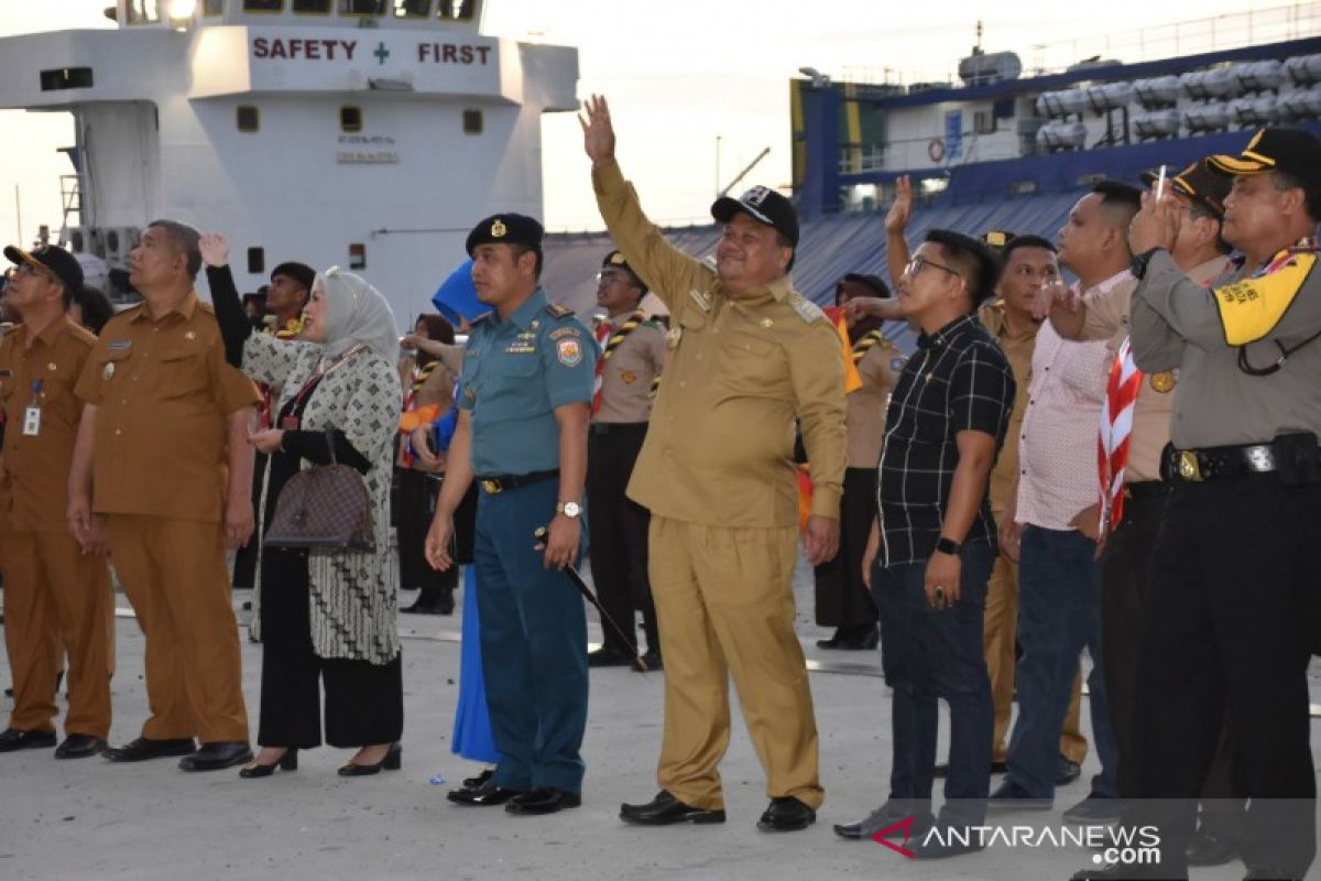 Wali Kota Sibolga Lepas Pelantara 9 Menuju Sail Nias 2019