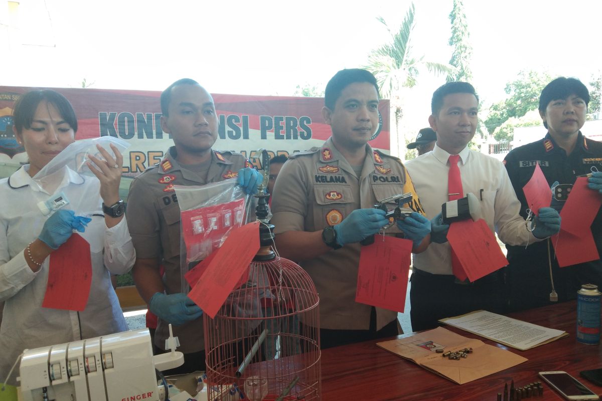 Polres Banjarbaru tangkap residivis curat simpan senjata api