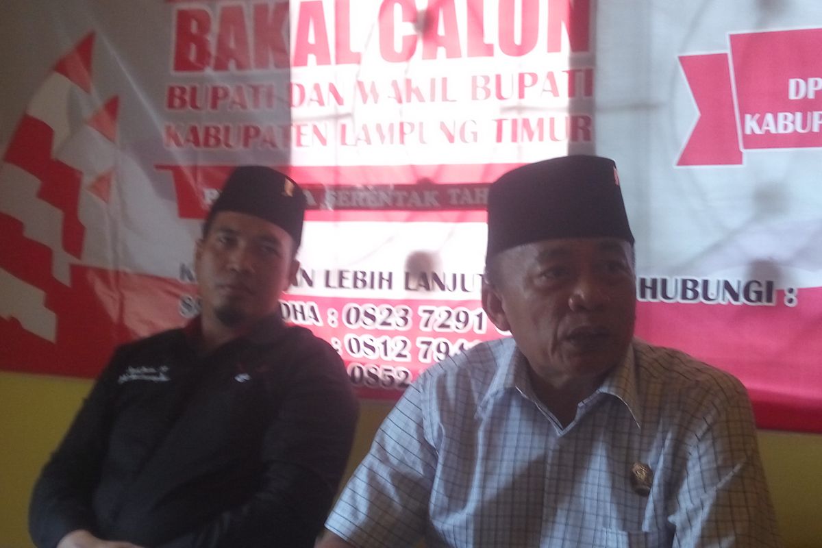 DPC PDI P Lampung Timur Buka Penjaringan Calon bupati