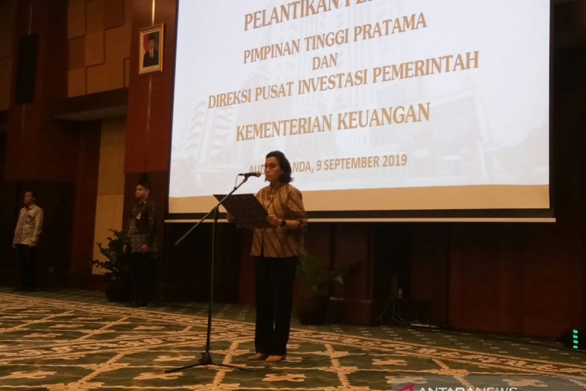 Menkeu minta pejabat baru bersinergi hadapi tantangan global