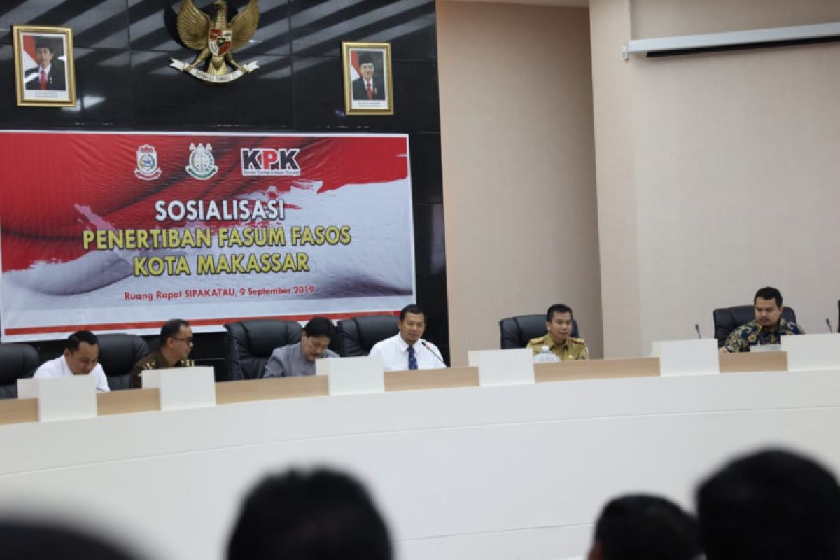 Pemkot Makassar gandeng KPK sosialisasikan penertiban aset fasum-fasos