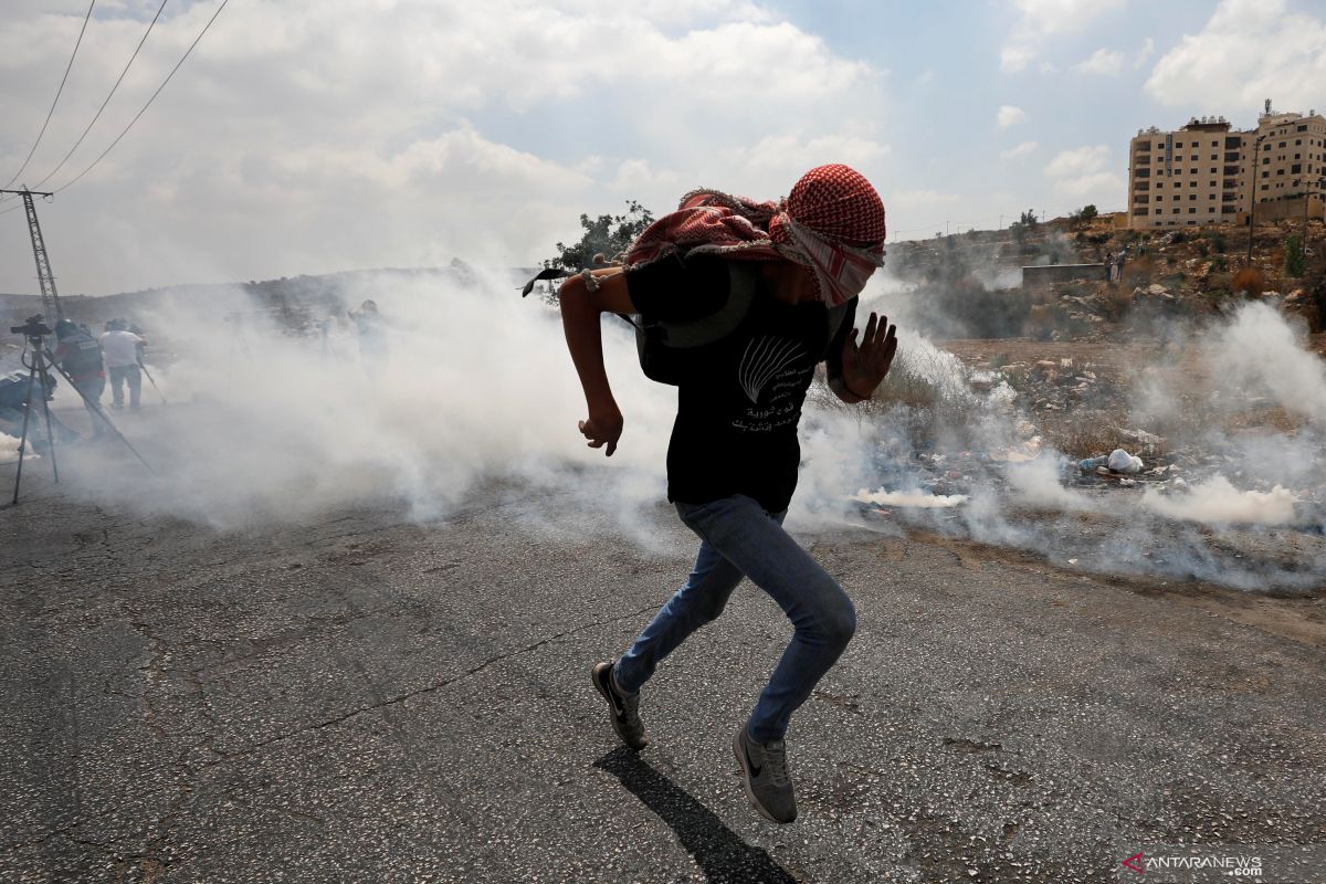 Mahasiswi Palestina dihantam tabung gas air mata pasukan Israel