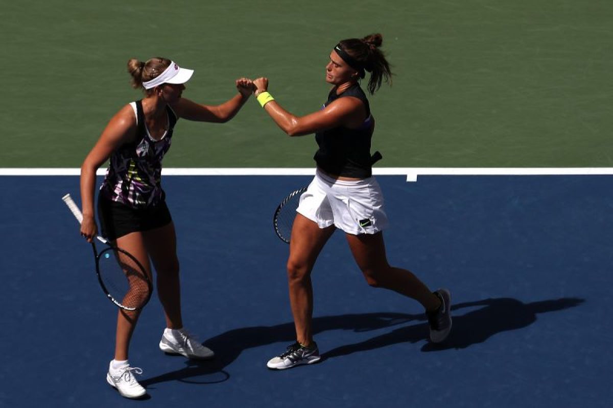 Mertens/Sabalenka juara ganda putri US Open pertama kalinya