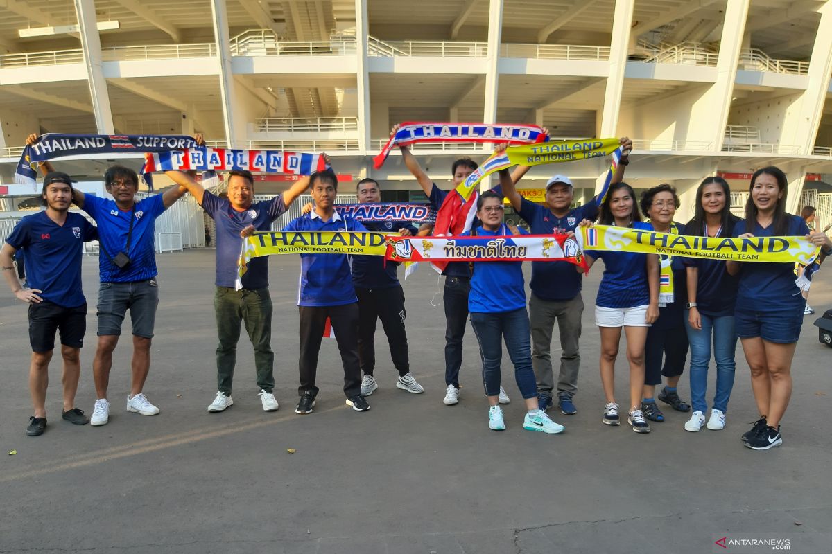 Suporter Thailand kecewa SUGBK sepi dari pendukung Indonesia