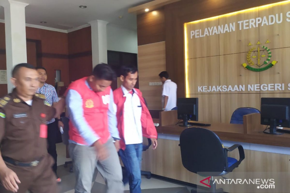 Dua tersangka kasus proyek SMPN 2 Sampang ditahan