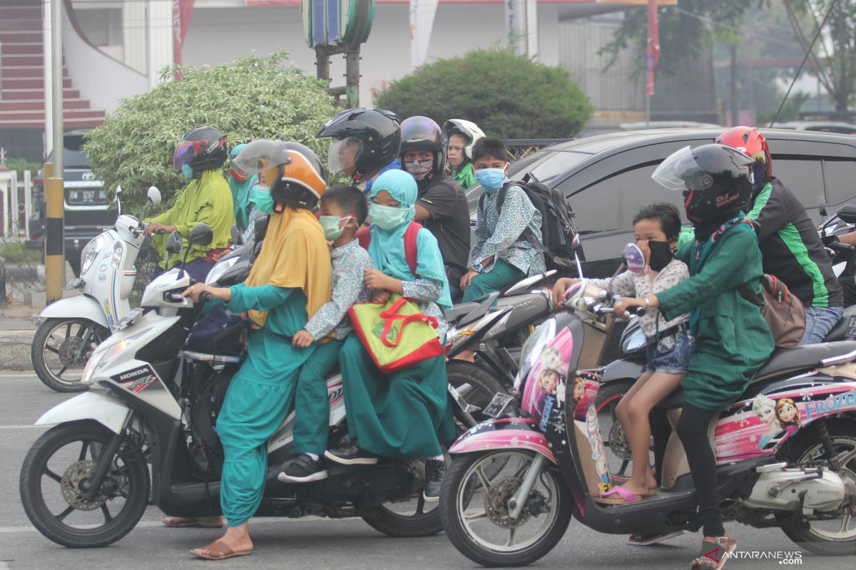 BPBD sebut kualitas udara Dumai saat ini berbahaya