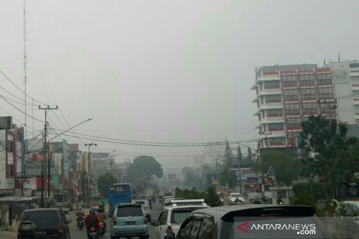 BMKG: Asap dominasi cuaca di Kota Palembang