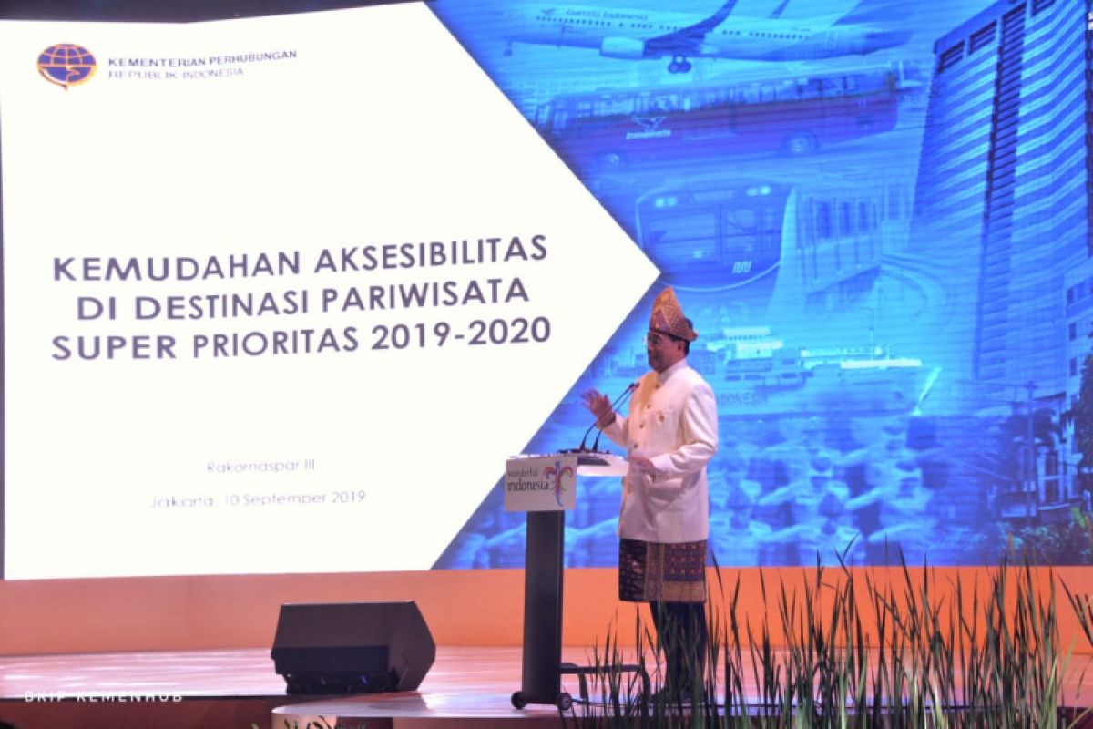 Kemenhub alokasikan Rp2,9 triliun untuk lima destinasi super prioritas