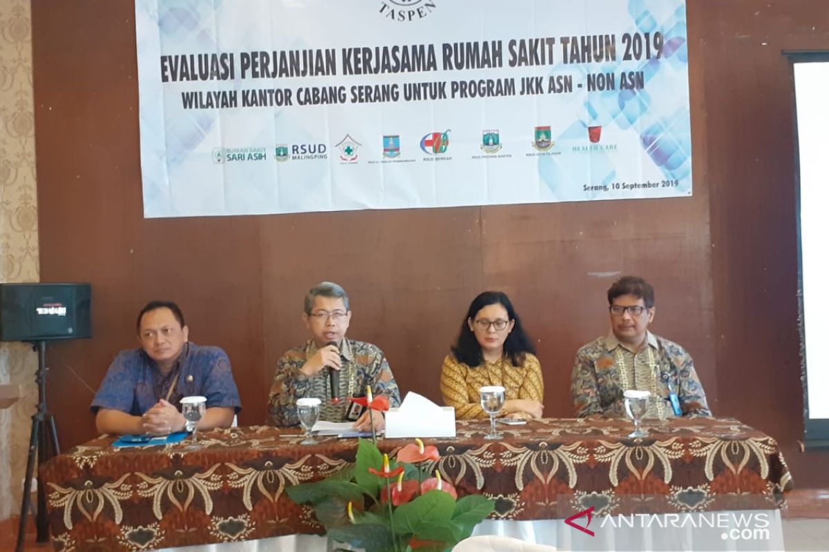 PT Taspen Serang evaluasi kerjasama delapan rumah sakit