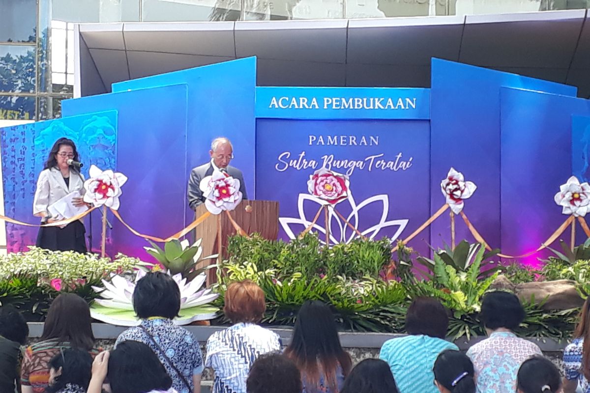 Pameran Sutra Bunga Teratai digelar Soka Gakkai Indonesia di UI