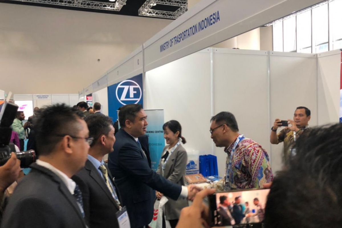 Satker Kemenhub KBRI Kuala Lumpur ikuti pameran maritim