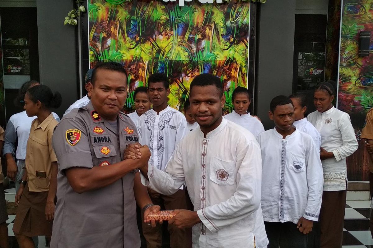 Tatap muka dan dialog Polres Cilegon dengan pelajar asal Papua