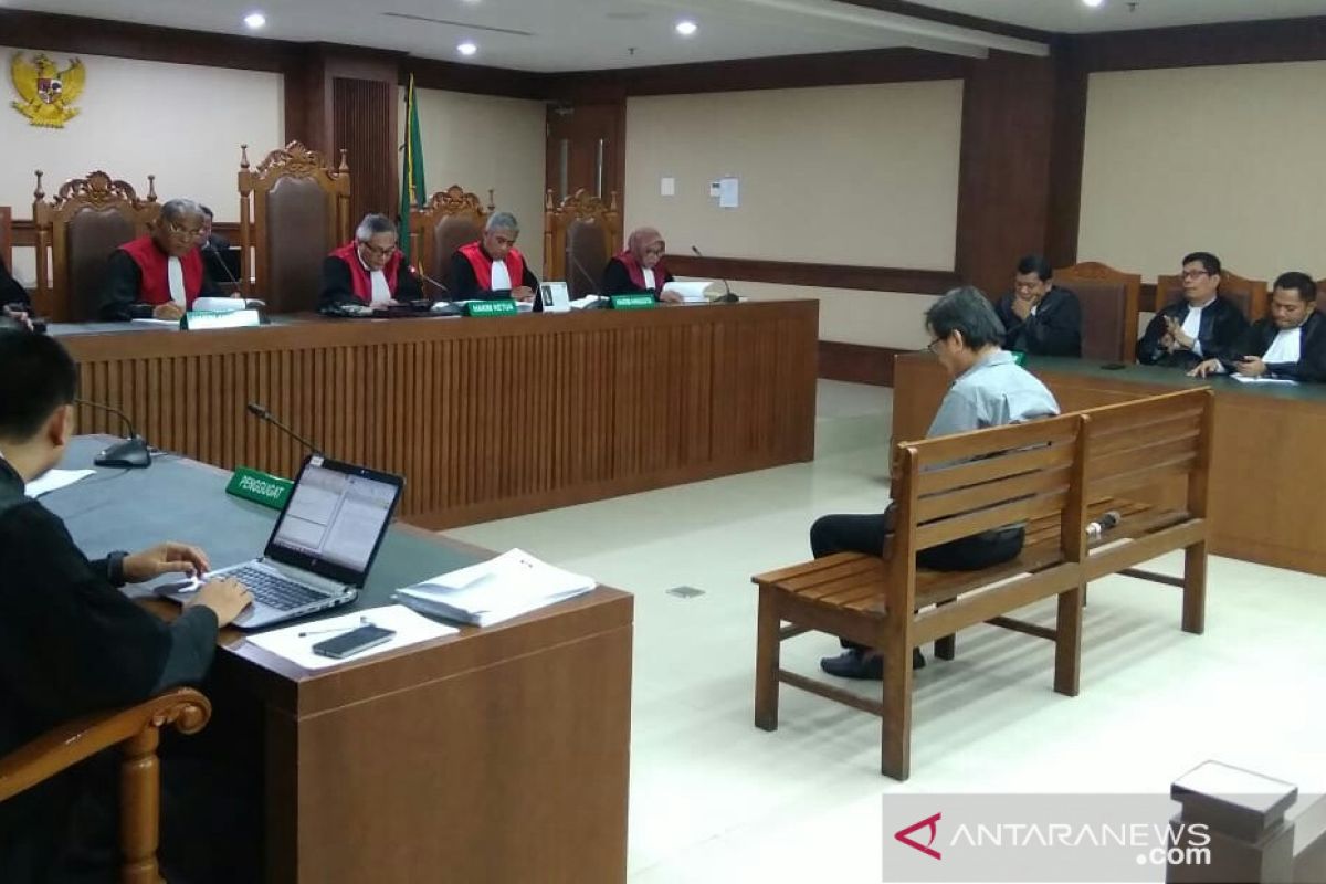 Pengusaha penyuap Bupati Kepulauan Talaud nonaktif divonis 1,5 tahun penjara