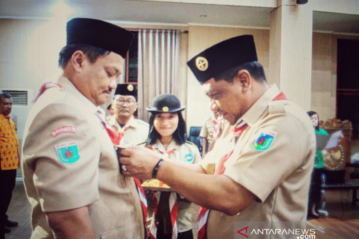 Bupati Morut Aptripel dikukuhkan jadi Majelis Pembimbing Kwarcab Pramuka